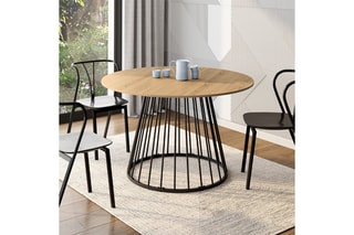 Table repas Adelle - 110 x 110 x 75 cm