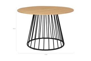 Table repas Adelle - 110 x 110 x 75 cm