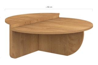 Table de salon - 90 x 90 x 35 cm