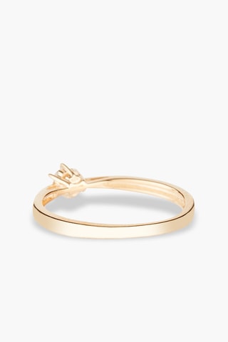 Verlovingsring Envoûtant Geelgoud en Diamant