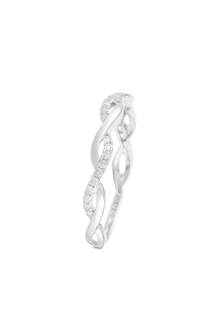 Ring Marudi Witgoud en Diamanten 0,151 Karaat/25