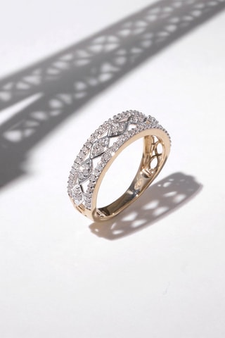 Ring Sumptuous 
Geelgoud en Diamanten