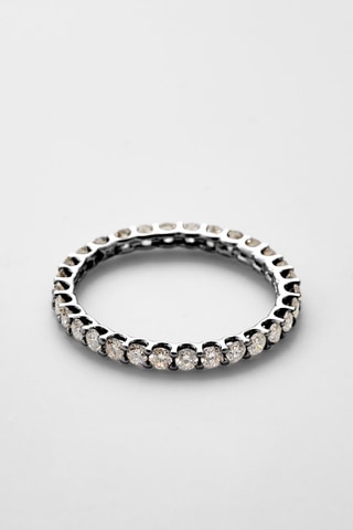 Trouwring Mon Tour Complet Witgoud en Diamanten