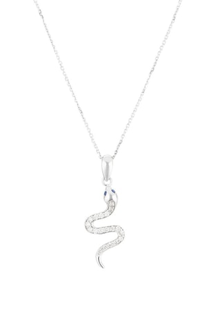 Ketting en Hanger Saly  Witgoud en Diamanten 0,18 Karaat/19