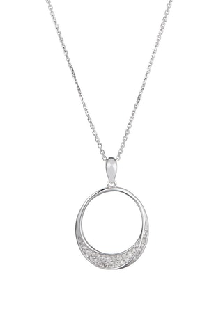 Pendentif Tu m'as dit Oui Or blanc et diamants