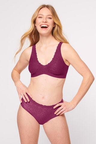 Beha Zero Feel Lace - Wijnrood