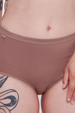 3 Slips Basic Midi - Wit en Blauw