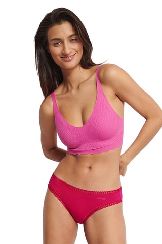 3 Slips Go - Fuchsia, wit en bordeauxrood