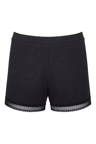 Short GO Ribbed - Zwart