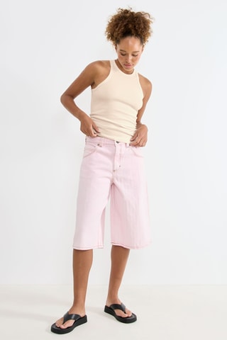Hemd GO Ribbed Tank - Beige