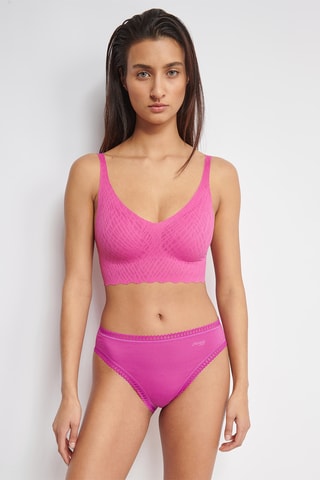 3 Slips GO Crush High Leg - Roze en Fuchsia