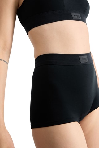Hipster Hoge Taille Double Comfort - Zwart
