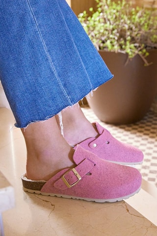 Clogs Rosso Fuchsia
