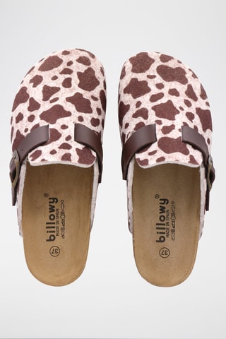 Clogs Rosso 
Ecru en Bruin