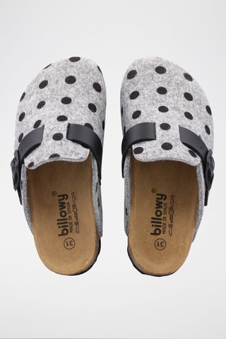 Clogs Rosso 
Gemêleerd Grijs en Zwart