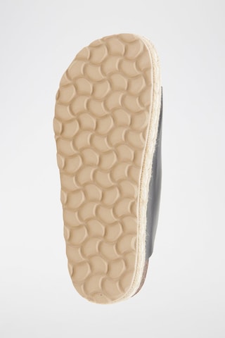 Leren Platform Sandalen - Zwart