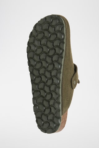 Leren Clogs Zueco - Kaki