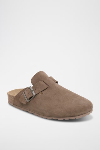Nubuck Clogs Zueco - Bruin