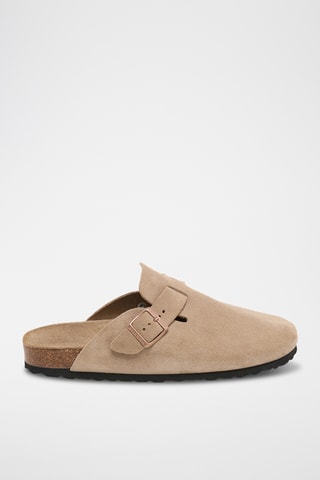 Nubuck Clogs Zueco - Beige
