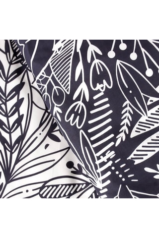 Parure de couette en coton 57 fils/cm² Mawira - Ecru et gris