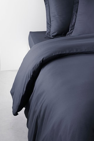 Housse de couette en coton Essential - Bleu marine