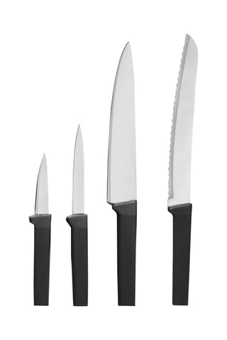 4 couteaux en acier inoxydable