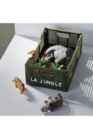Caisse de rangement pliable "Le roi de la jungle" - 40 x 20 x 12 cm