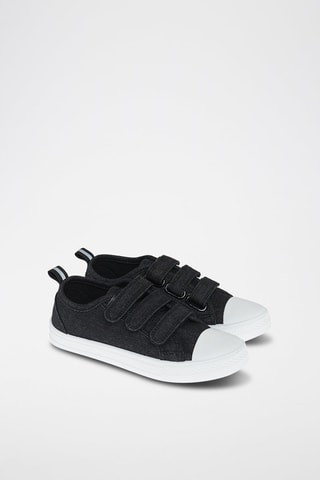 Tennis en jean Noir