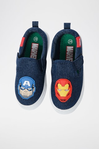 Tennis Iron-Man et Captain America Avengers Marvel Bleu marine