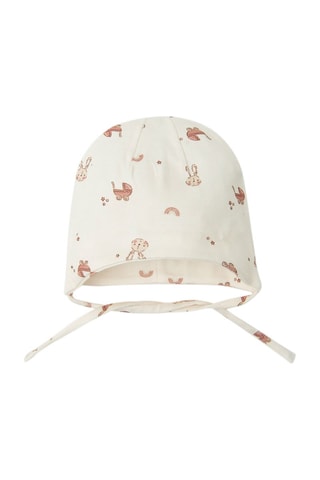 2 bonnets - Beige et écru