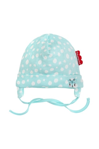2 bonnets en coton biologique Ecru