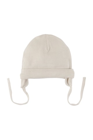 2 bonnets aviateurs Beige et blanc