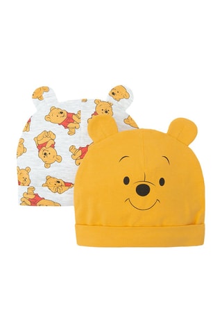 2 bonnets à oreilles Winnie l’Ourson Disney - Jaune