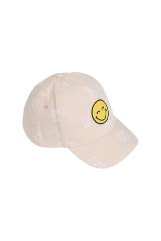Casquette Smiley World Saumon
