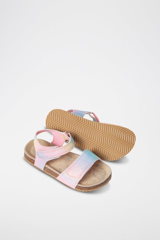 Sandales Rose et turquoise