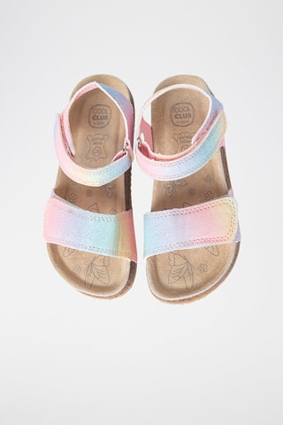 Sandales Rose et turquoise