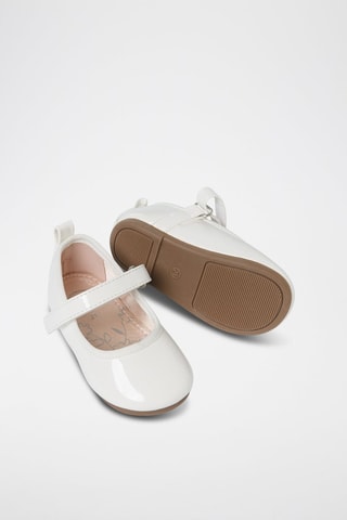 Ballerines vernies - Blanc