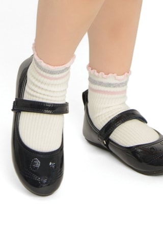 Ballerines vernies - Bleu marine