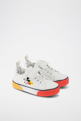 Baskets Mickey Disney Blanc