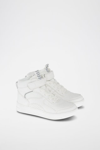 Baskets montantes Ecru