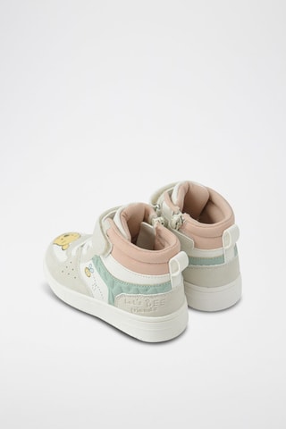 Baskets montantes Winnie l'Ourson et Tigrou Winnie l'Ourson Disney - Blanc