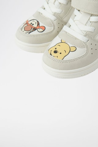 Baskets montantes Winnie l'Ourson et Tigrou Winnie l'Ourson Disney - Blanc