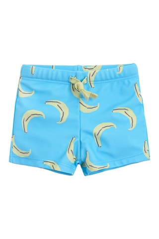 Short de bain Turquoise et jaune