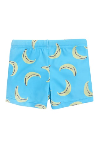 Short de bain Turquoise et jaune