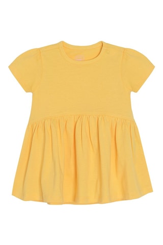 2 robes Jaune et mauve