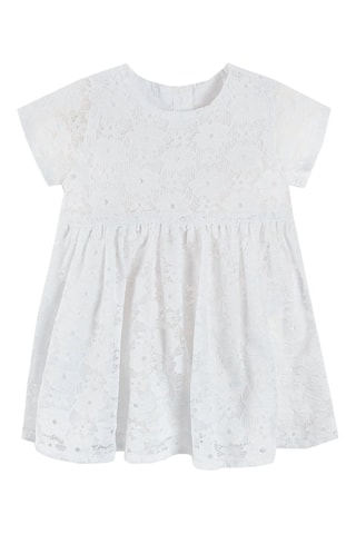 Robe en dentelle Blanc