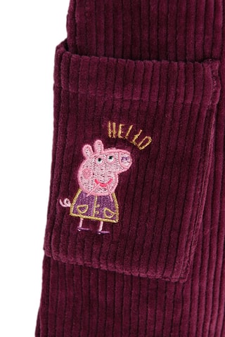 Robe en velours Peppa Pig - Bordeaux