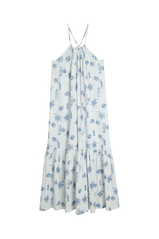 Robe - Blanc et bleu clair