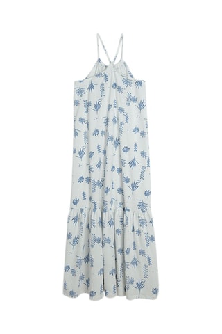 Robe - Blanc et bleu clair