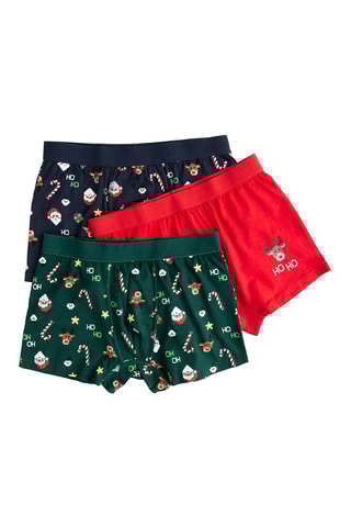 3 boxers - Vert foncé